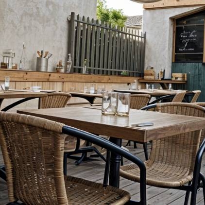 Le restaurant - La Paillote Des Alpilles - Restaurant Fontvieille - bien manger FONTVIEILLE